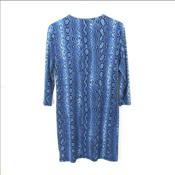 Michael Kors 3/4 sleeve snake print dress - Picture 3 of 6